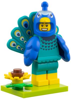 LEGO Peacock Costume Fan, Series 28
