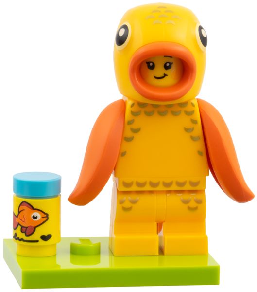 LEGO Goldfish Costume Fan, Series 28