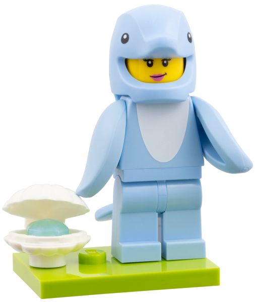 LEGO Dolphin Costume Fan, Series 28