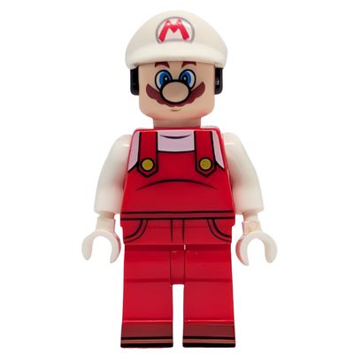 Custom Minifigure – Fire Super Mario