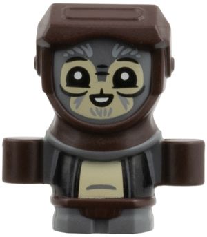 LEGO Star Wars™ Anzellan – Dark Brown Hood Minifigur