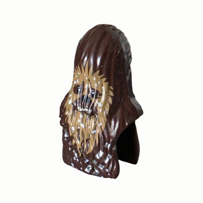 Chewbacca – Missprint: Medium Nougat Fur, Snow Spots – Wrong Side, Misaligned