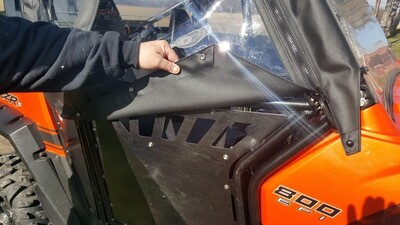 UTV Soft Cab Enclosure With Full Doors For Polaris RZR 570/800/900 – 2014-2022 – Black