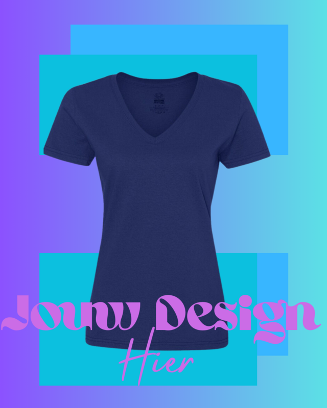 Dames T-Shirt V-hals
