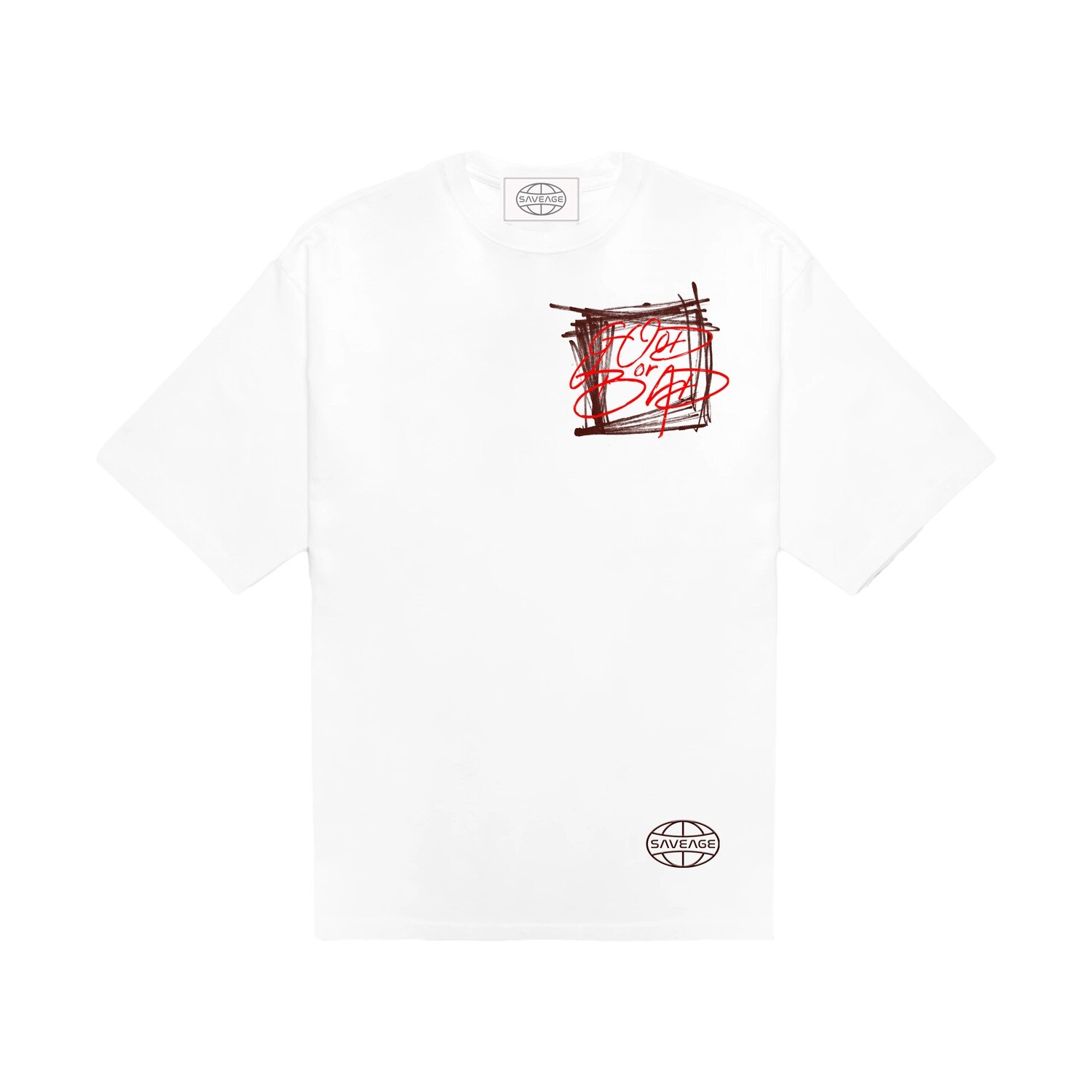 Saveage Good or Bad T-shirt White
