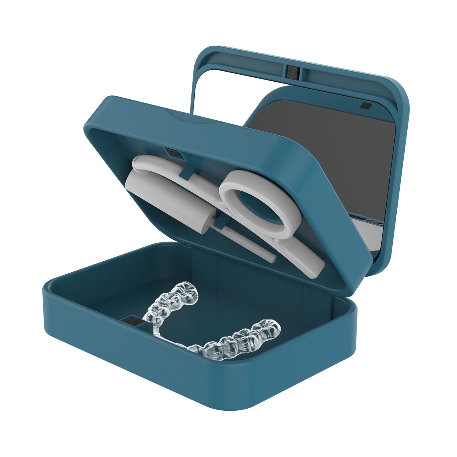 Denture boxes, select colour: CYAN/DB21C