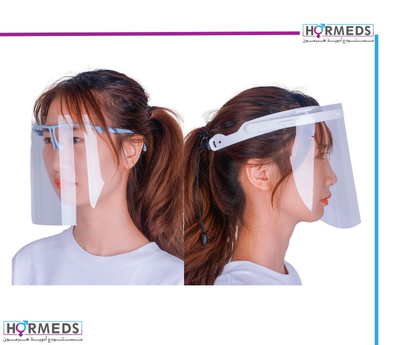 Safety glasses face shield with frame