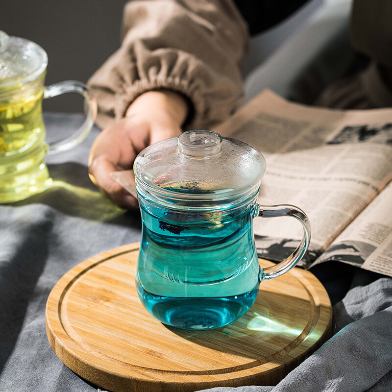 350ml Glass Tea Infuser Mug with Filter