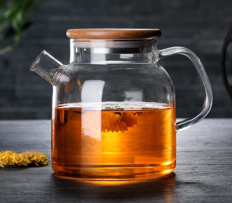 ​Premium Heat-Resistant Glass Teapot Large Capacity 700ml