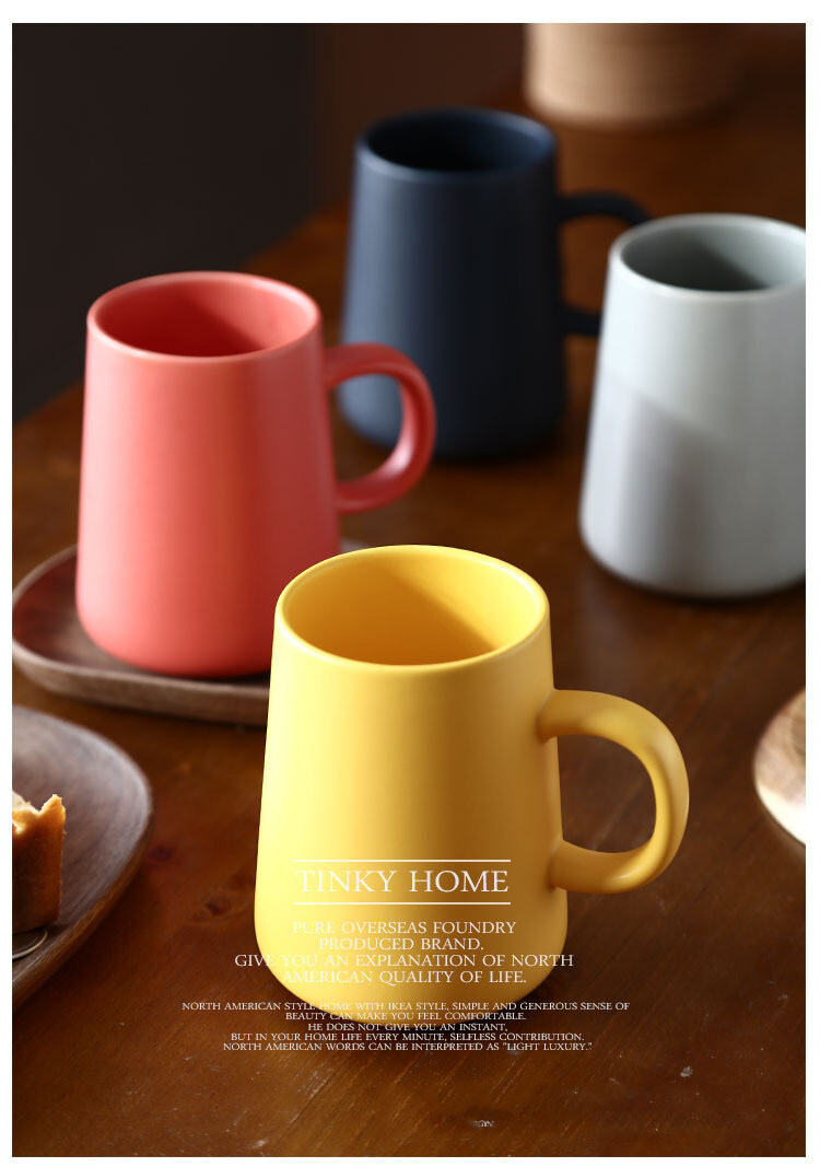 Pastel Colored Ceramic Mug, Màu sắc: Vàng