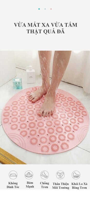 Thảm lót chống trơn nhà tắm nhiều màu