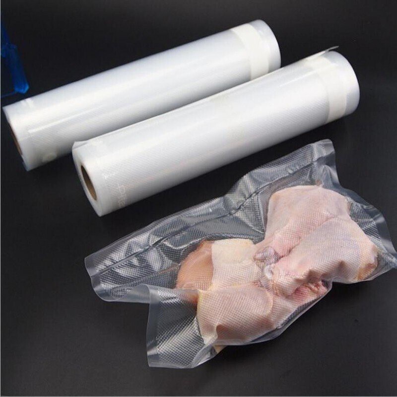 Túi Hút Chân Không 25x500cm - Loại Cuộn Một Mặt Nhám