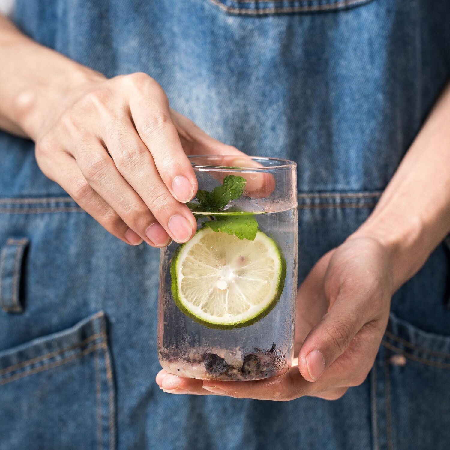 Simple Japanese-style glass cup, 300ml, Loại: Ly cao 300ml