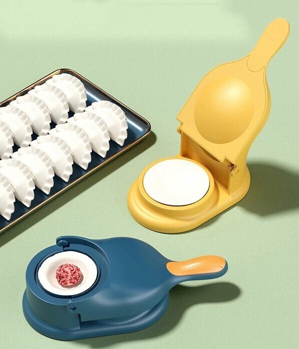 Khuôn ép vỏ bánh làm há cảo, bánh xếp, bánh bao 2 trong 1