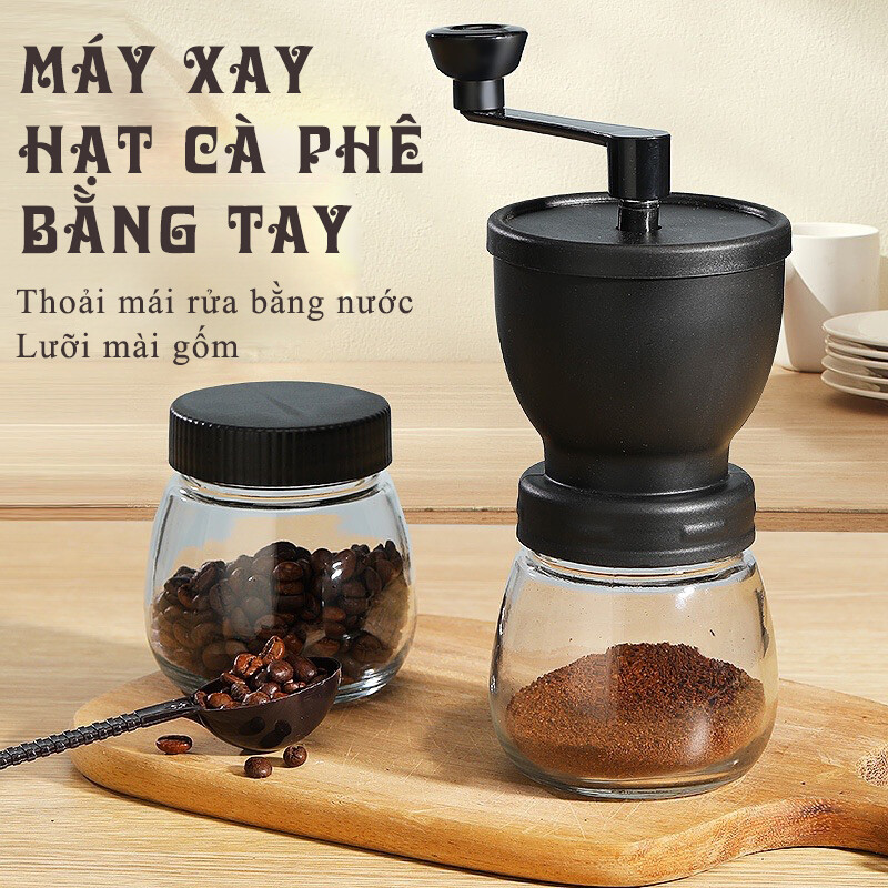 Handheld Coffee Grinder with Free Glass Jar