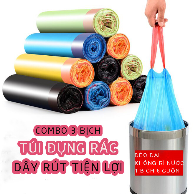 ​Convenient Drawstring Trash Bags