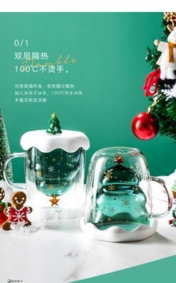Ly Thủy Tinh Giáng Sinh An Lành 2 Lớp