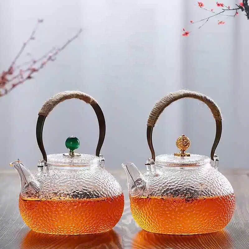 Luxury Borosilicate Glass Teapot 700ml / 900ml