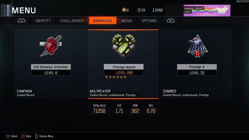 Call Of Duty: Black Ops 3 Prestige Master Account PS4/5