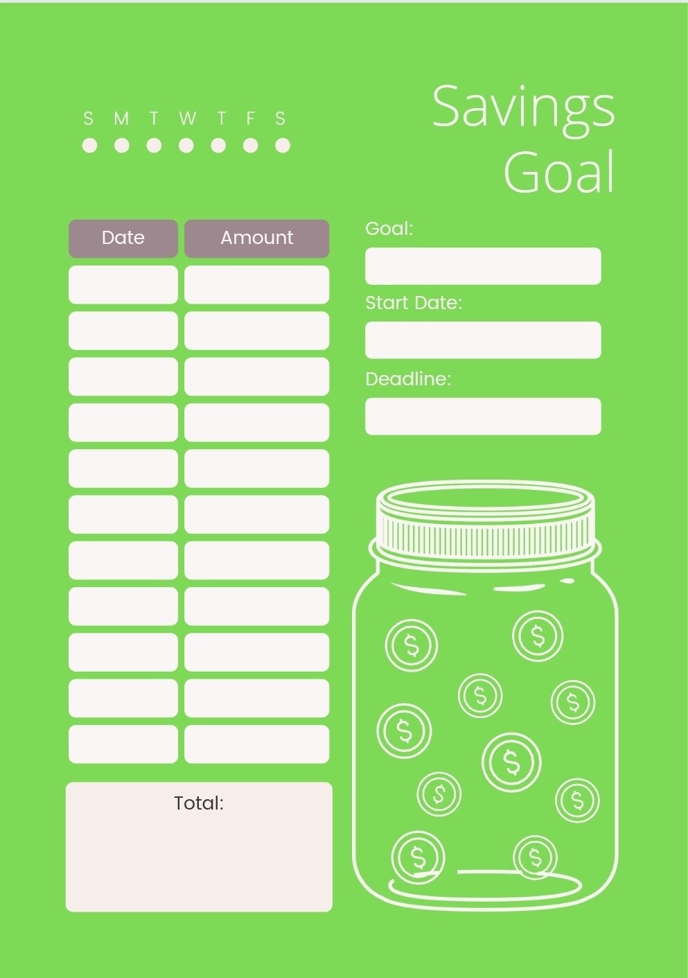 Savings Tracker