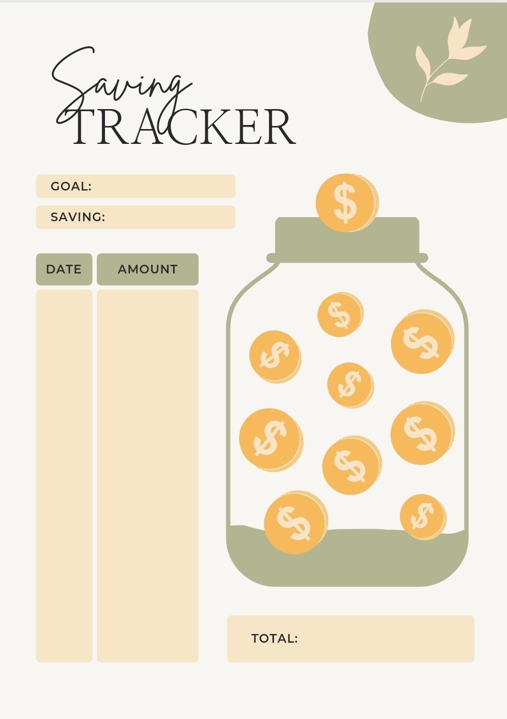 Savings Tracker