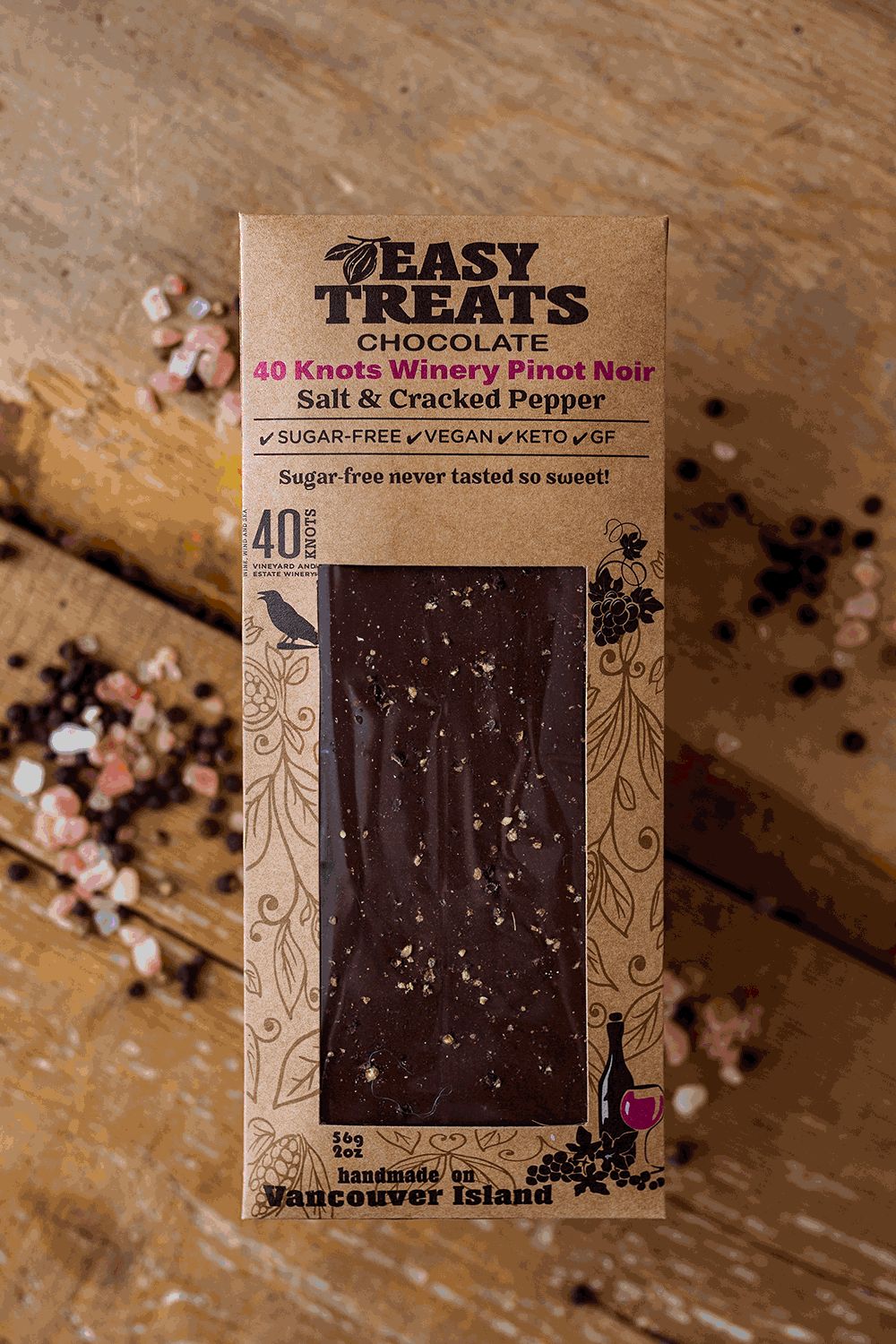 40 Knots Noir Salt and Organic Cracked Pepper