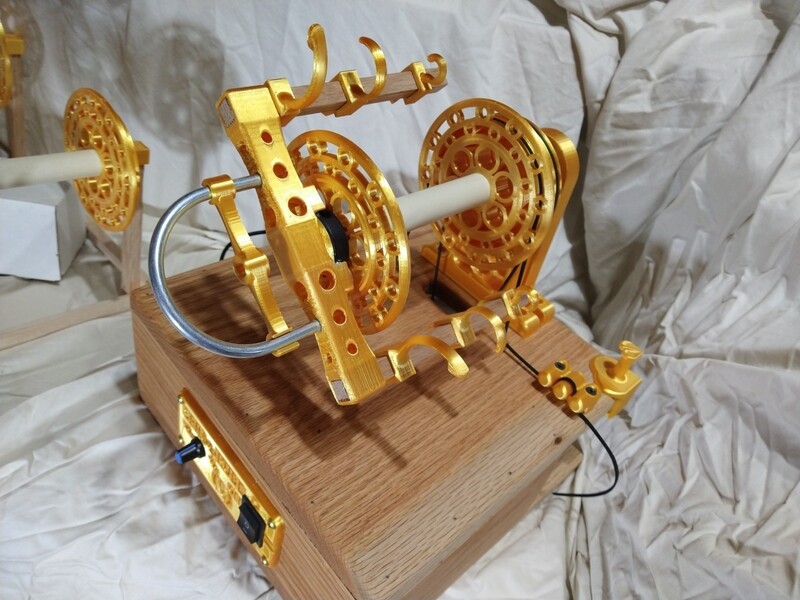 Art Yarn Spin-e-kube e-spinner spinning wheel Made to Order