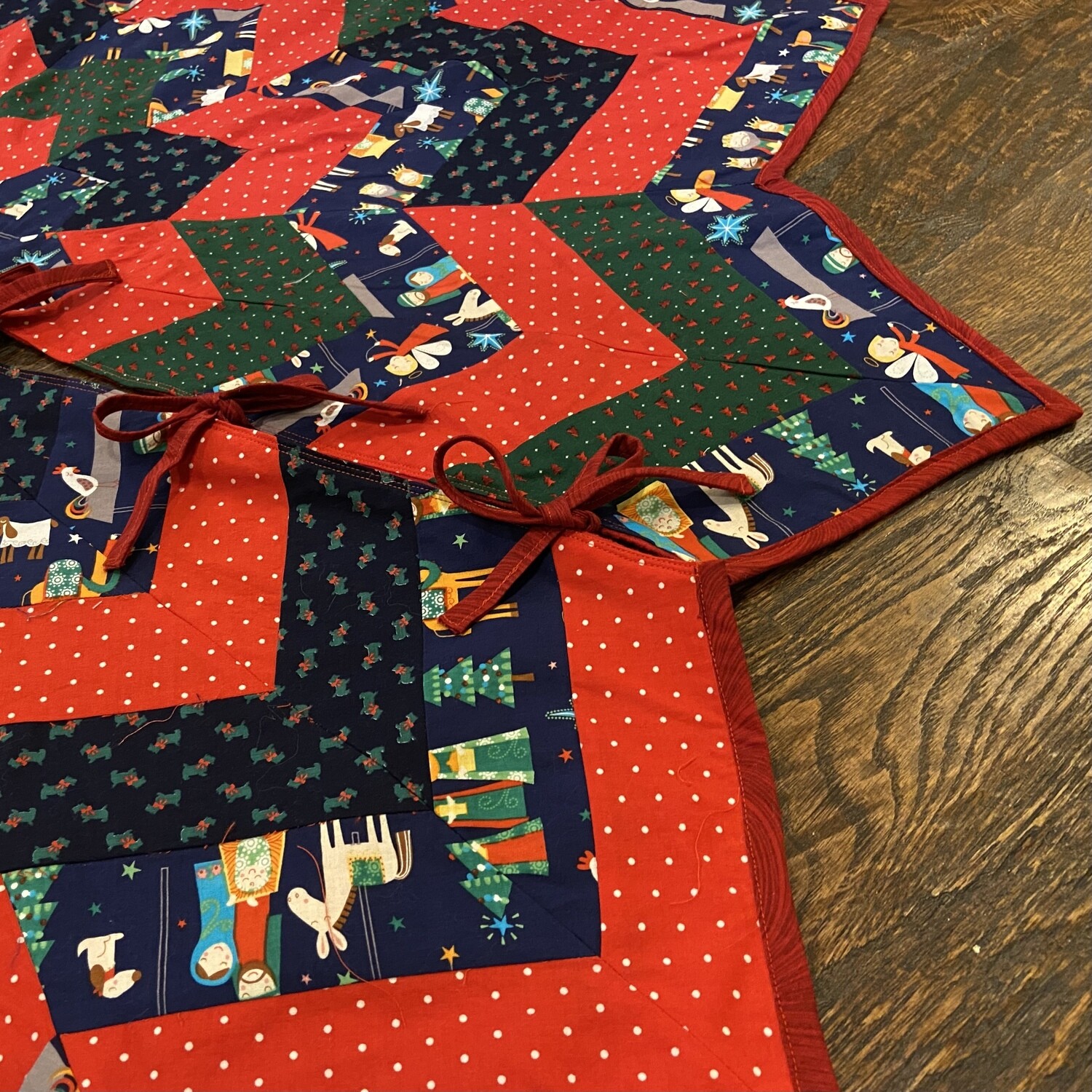Handmade Christmas Tree Skirt