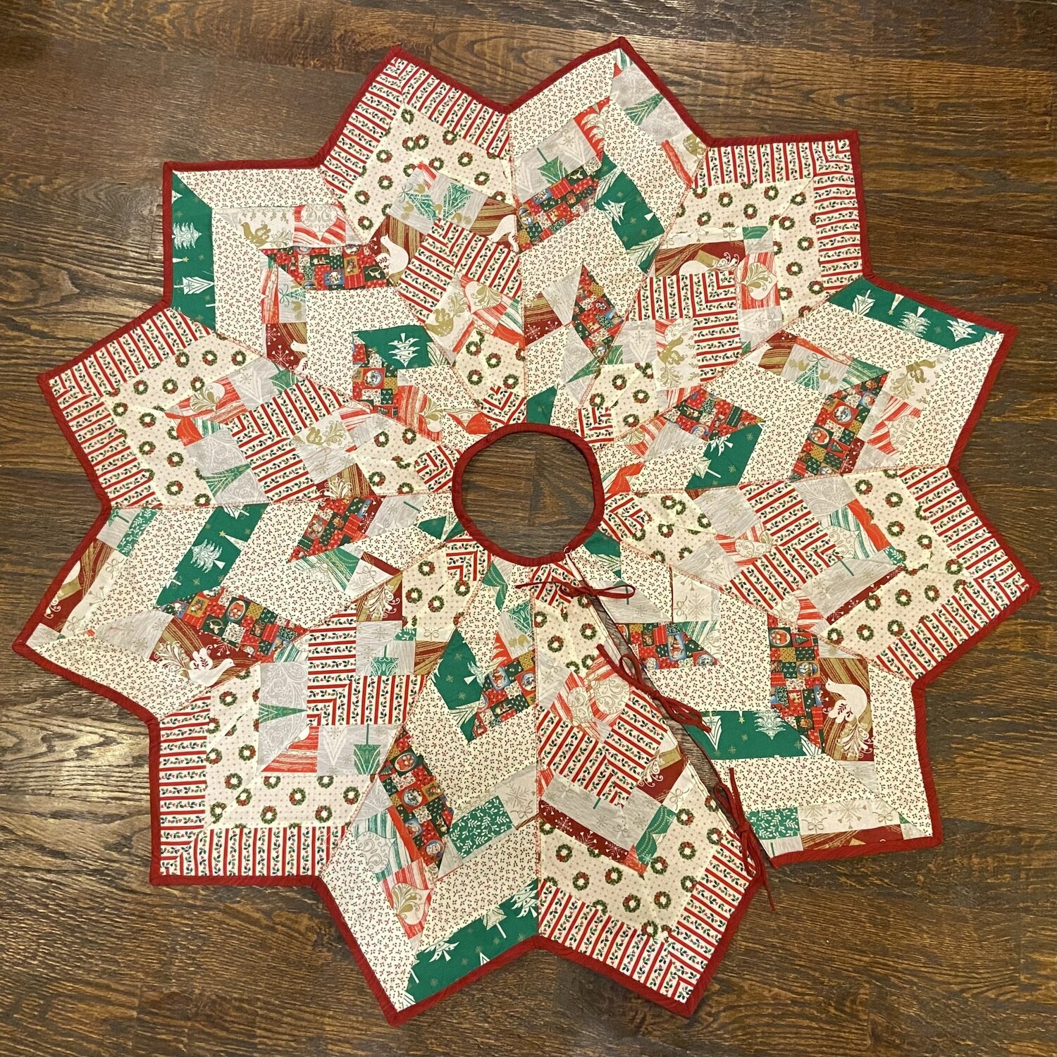 Handmade Christmas Tree Skirt