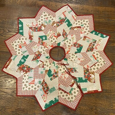Handmade Christmas Tree Skirt