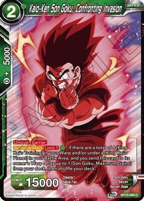 Kaio-Ken Son Goku, Confronting Invasion