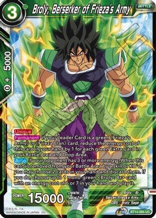 Broly, Berserker of Frieza&#39;s Army
