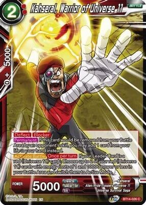 Kahseral, Warrior of Universe 11