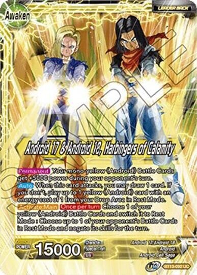 Android 17 &amp; Android 18 // Android 17 &amp; Android 18, Harbingers of Calamity