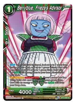 Berryblue, Frieza&#39;s Advisor