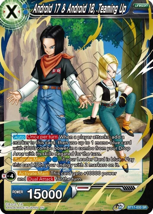 Android 17 &amp; Android 18, Teaming Up