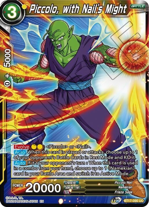 Piccolo, with Nail&#39;s Might