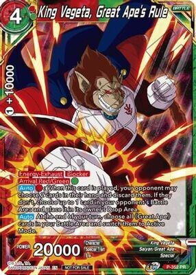 King Vegeta, Great Ape&#39;s Rule