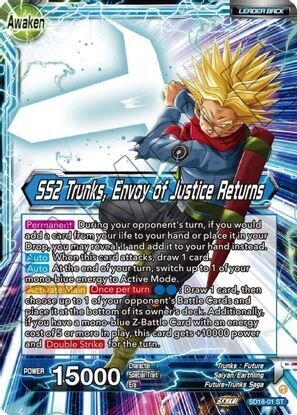 Trunks // SS2 Trunks, Envoy of Justice Returns (Silver Foil)