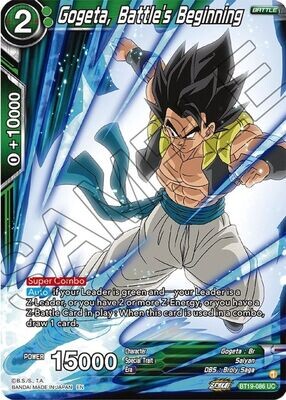 Gogeta, Battle&#39;s Beginning