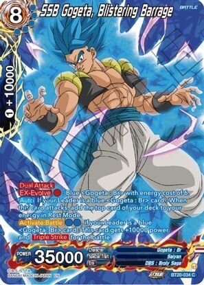 SSB Gogeta, Blistering Barrage (Silver Foil)