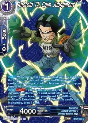 Android 17, Calm Judgement (Silver Foil)