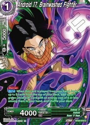 Android 17, Brainwashed Fighter (Silver Foil)