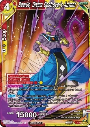 Beerus, Divine Destroyer&#39;s Advent