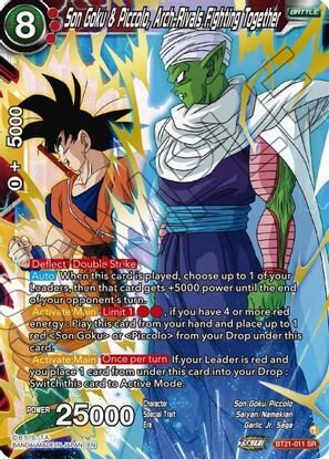 Son Goku &amp; Piccolo, Arch-Rivals Fighting Together