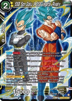 SSB Son Goku &amp; SSB Vegeta, Rivalry