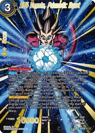 SS4 Vegeta, Prismatic Burst