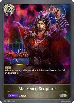 Blackened Scripture (Foil)
