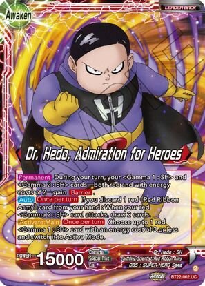 Dr. Hedo // Dr Hedo, Admiration for Heroes