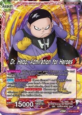 Dr. Hedo // Dr Hedo, Admiration for Heroes